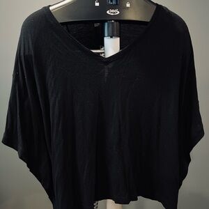 XXI Black Dolman Sleeve Oversized Blouse